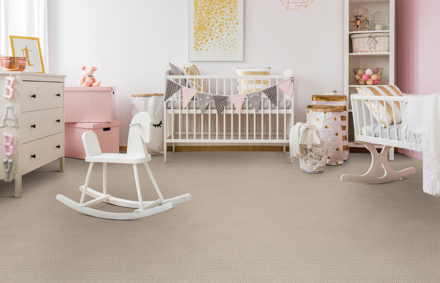 carpet in nursery room