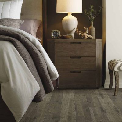 wood look laminate floors in a bedroom in Otsego MN